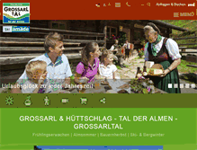 Tablet Screenshot of grossarltal.info